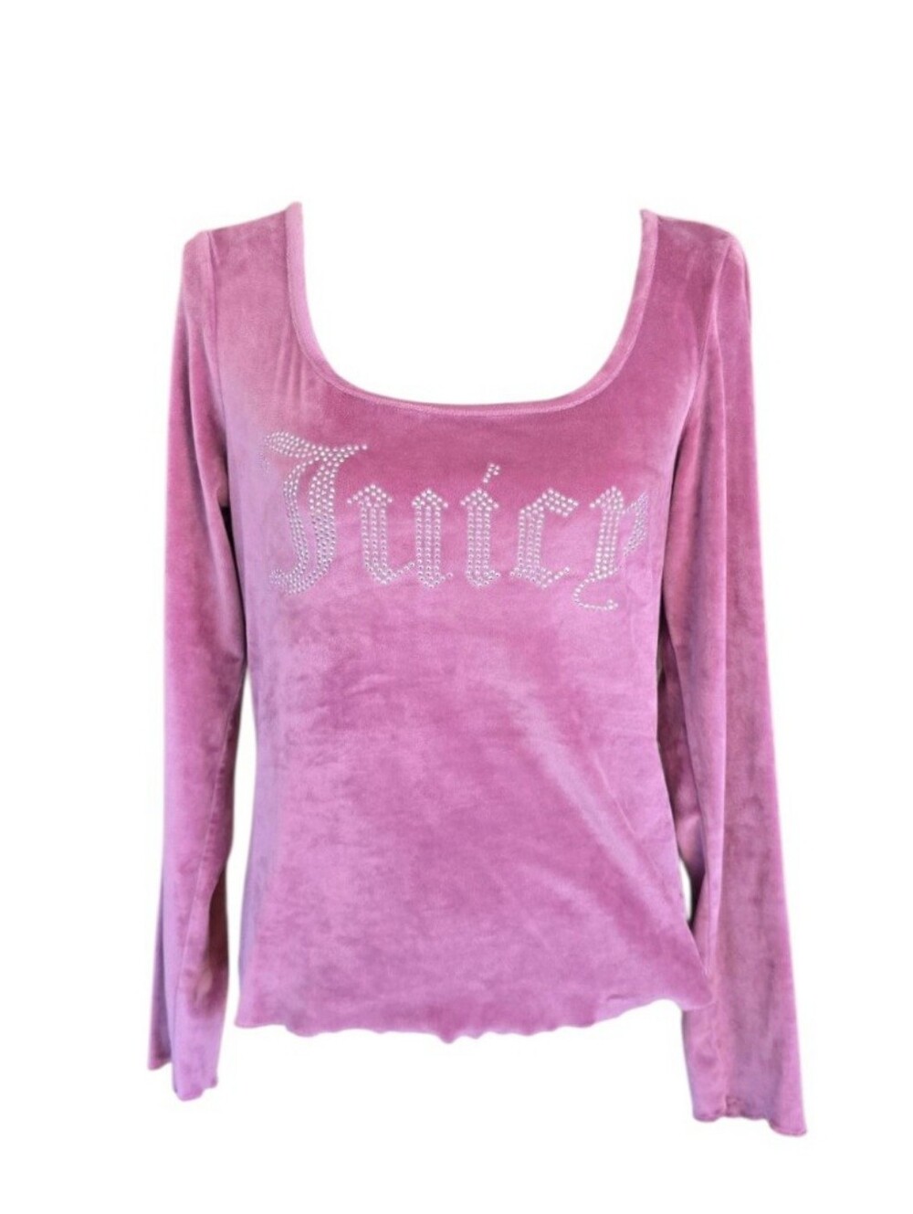 Juicy Couture Pink Velour Pink Purple Sleepwear Top L